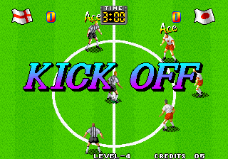 Super Sidekicks (Arcade) screenshot: Kick Off.