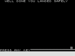 Escape From Manhattan (ZX81) screenshot: This is how it should be done