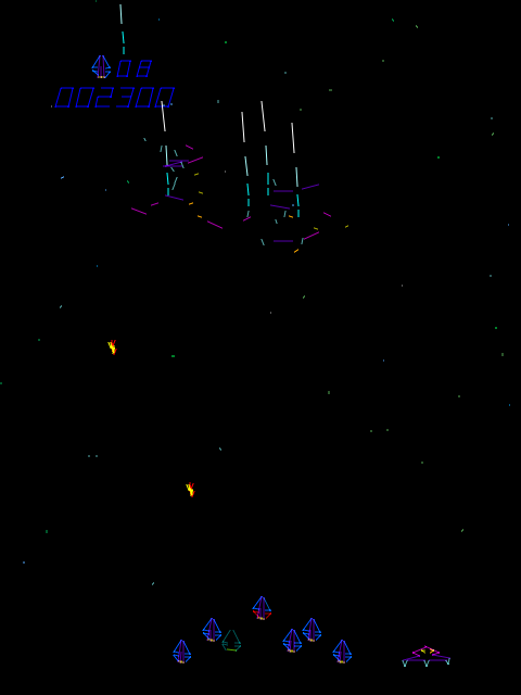 Tac/Scan (Arcade) screenshot: Took a couple out there.