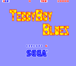 Teddy Boy (Arcade) screenshot: Title Screen.