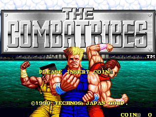 The Combatribes (Arcade) screenshot: Title Screen.