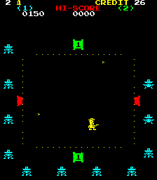 Sheriff (Arcade) screenshot: Level 1