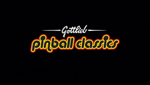 Pinball Hall of Fame: The Gottlieb Collection (PSP) screenshot: Gottlieb Pinball Classics title screen