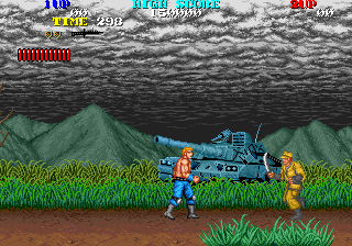 Thunder Fox (Arcade) screenshot: Let's Go.