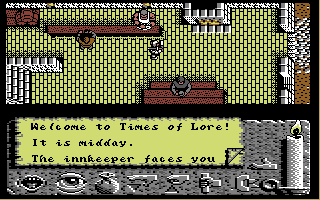 Times of Lore (Commodore 64) screenshot: The inn