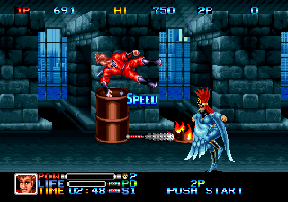 Ninja Combat (Arcade) screenshot: Another boss
