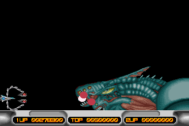 X Multiply (Arcade) screenshot: Big creature