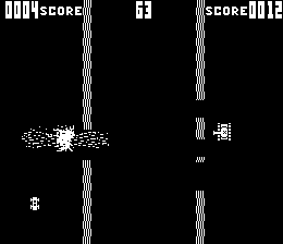M-4 (Arcade) screenshot: Points for de