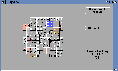 Bipaire (Amiga) screenshot: Removing tiles