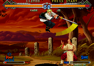 The Last Blade 2 (Arcade) screenshot: Attack missed.