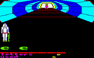 Execution (Amstrad CPC) screenshot: Correct guess