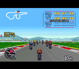 GP-1 Part II (SNES) screenshot: Ok, so let's start the race.