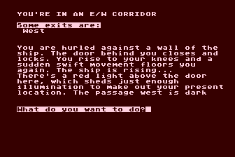 Menagerie (Atari 8-bit) screenshot: Starting Area