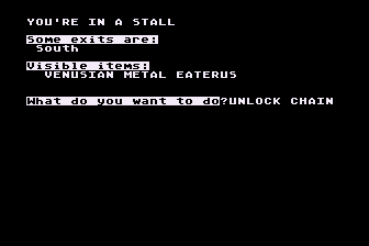 Menagerie (Atari 8-bit) screenshot: Venusian Metal Eaterus