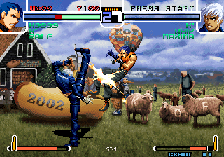The King of Fighters 2002: Challenge to Ultimate Battle (Arcade) screenshot: K vs K9999