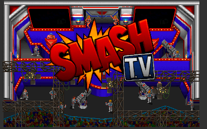 Smash T.V. (Arcade) screenshot: Title screen