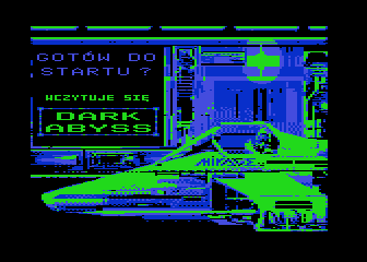 Dark Abyss (Atari 8-bit) screenshot: Loading screen
