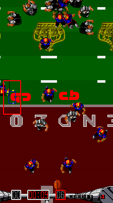Screenshot of Touchdown Fever (Arcade, 1987) MobyGames