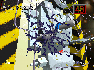 Irritating Stick (PlayStation) screenshot: Nops.