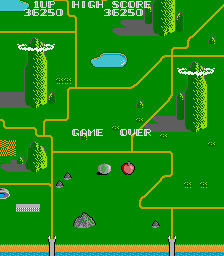TwinBee (Arcade) screenshot: Game Over