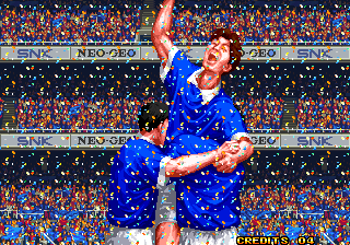 Neo Geo Cup '98: The Road to the Victory (Arcade) screenshot: Cut-scene