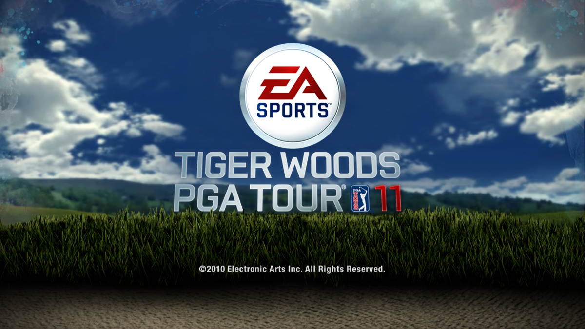 Tiger Woods PGA Tour 11 (PlayStation 3) screenshot: Title screen