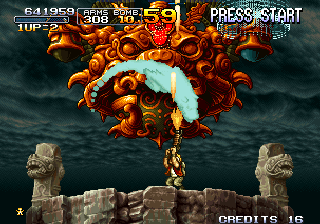 Metal Slug 3 (Arcade) screenshot: Flying boss