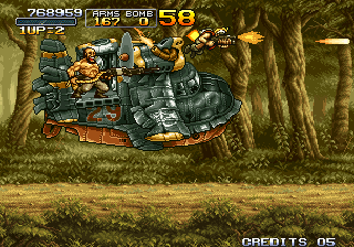 Metal Slug 3 (Arcade) screenshot: Next boss fight