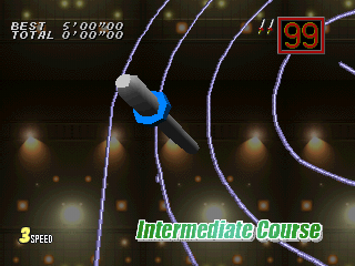Irritating Stick (PlayStation) screenshot: Demo - Intermediate Course