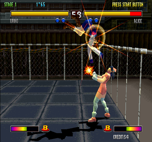 Screenshot of Bloody Roar II (Arcade, 1998) - MobyGames