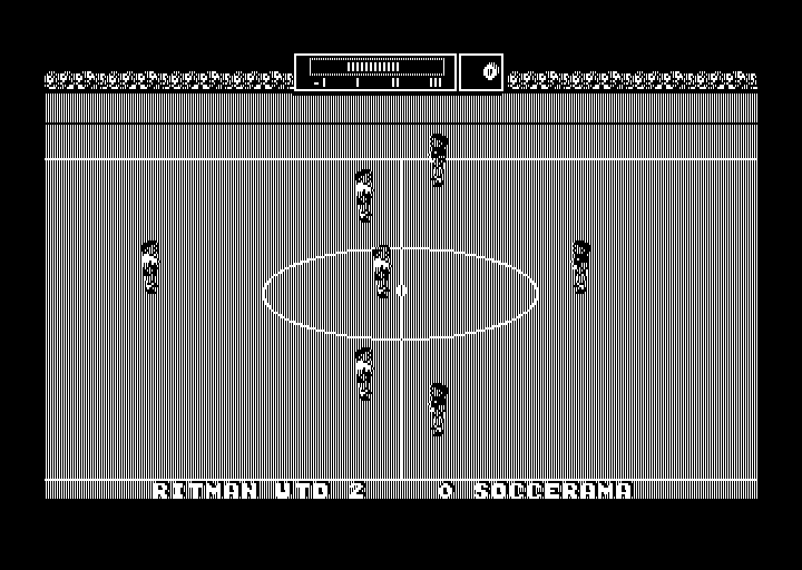 Match Day II (Amstrad PCW) screenshot: The game recommences