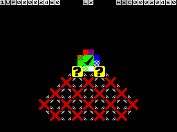 splATTR (ZX Spectrum) screenshot: The map