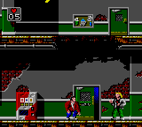 Last Action Hero (Game Gear) screenshot: Fighting a bad guy