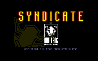 Syndicate (Amiga) screenshot: Title screen