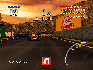 Screenshot of Ayrton Senna Kart Duel 2 (PlayStation, 1997) - MobyGames