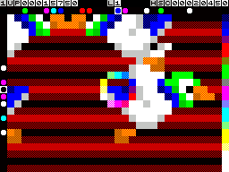 splATTR (ZX Spectrum) screenshot: Ducks