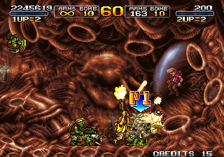 Metal Slug 3 (Arcade) screenshot: Rescue friend