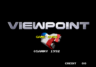 Viewpoint (Arcade) screenshot: Title Screen.