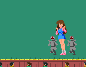 Wonder Momo (Arcade) screenshot: Ready for the next act.