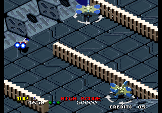 Viewpoint (Arcade) screenshot: Open the gates.