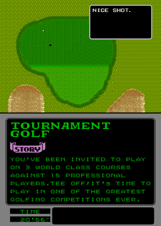 Arnold Palmer Tournament Golf (Arcade) screenshot: Nice shot.