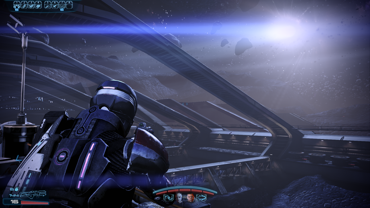 Mass Effect 3: Leviathan (Windows) screenshot: The facility is a picturesque sight