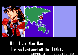 Aero Fighters 2 (Arcade) screenshot: Mao Mao