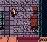 Dracula: Crazy Vampire (Game Boy Color) screenshot: Skeleton on floor