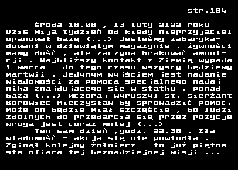 SOS Saturn (Atari 8-bit) screenshot: Game story
