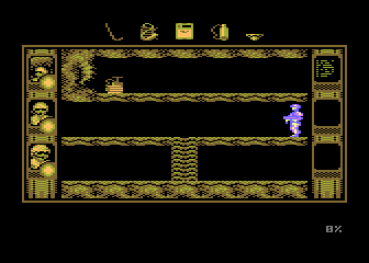 SOS Saturn (Atari 8-bit) screenshot: Dynamite