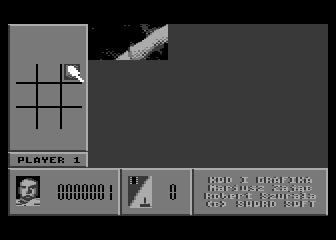 Sexquix (Atari 8-bit) screenshot: First part of the picture aquired