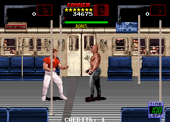 Guardians of the 'Hood (Arcade) screenshot: 2nd stage boss - Boris!