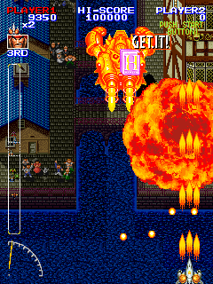 Kingdom Grandprix (Arcade) screenshot: Time to shoot!