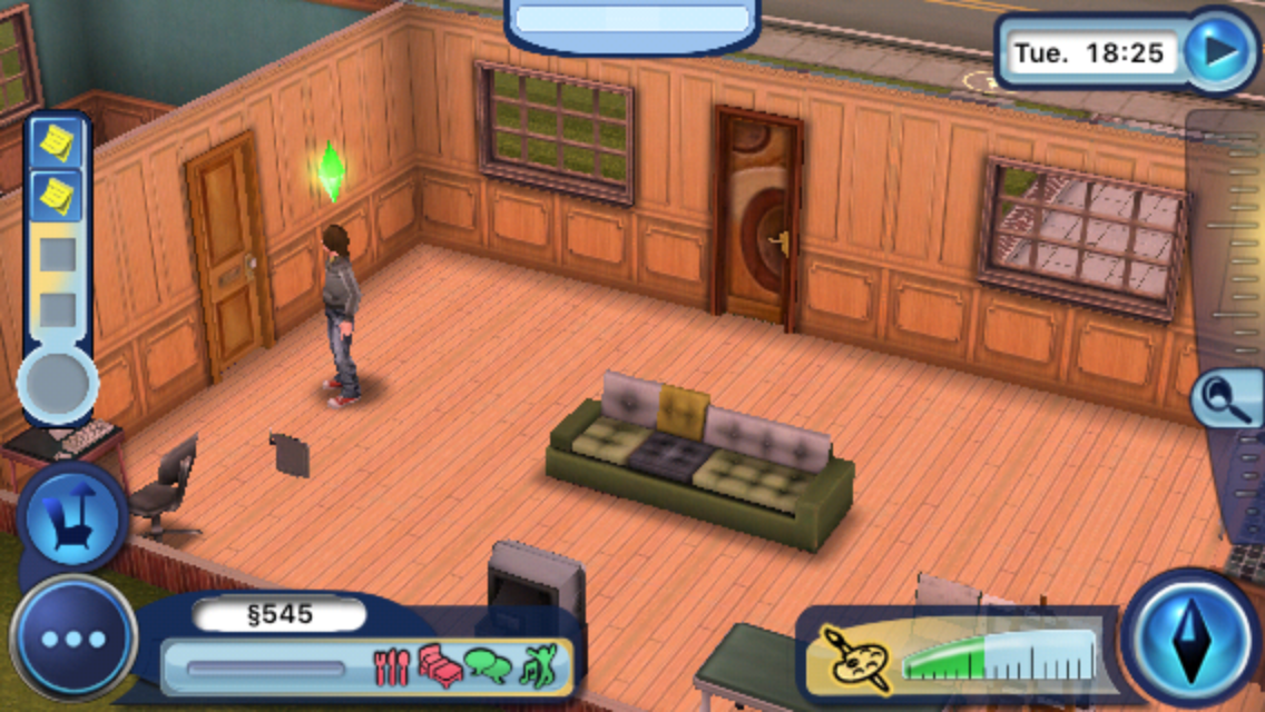 The Sims 3: Ambitions (iPhone) screenshot: The player's home